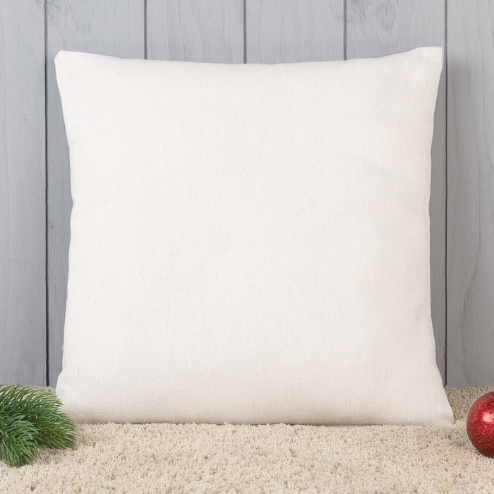 Подушка декоративная с фотопечатью Рождественская звезда 40х40 см, хл. 34%, полиэфир 66% 