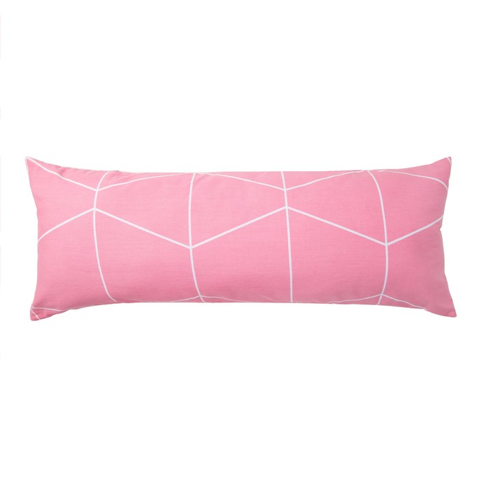 Подушка декоративная Этель «Личи» 30×80 ± 3 см, цвет розовый, сатин, 100% хлопок 