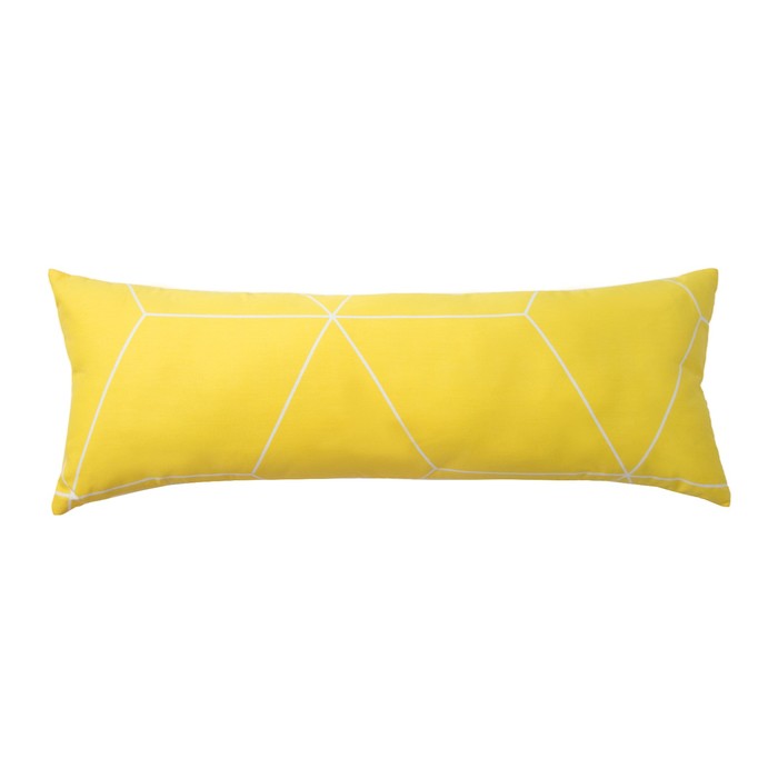Подушка декоративная Этель «Яркий цитрус» 30×80 ± 3 см, цвет желтый, сатин, 100% хлопок 