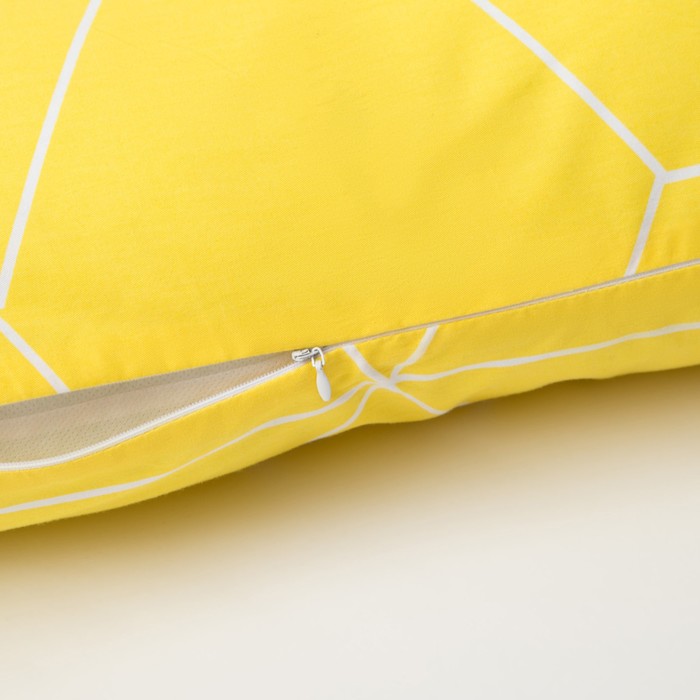 Подушка декоративная Этель «Яркий цитрус» 30×80 ± 3 см, цвет желтый, сатин, 100% хлопок 