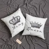 Подушка декоративная "Этель" Queen 55х55 см, 100% хлопок, синтепух  - фото 2