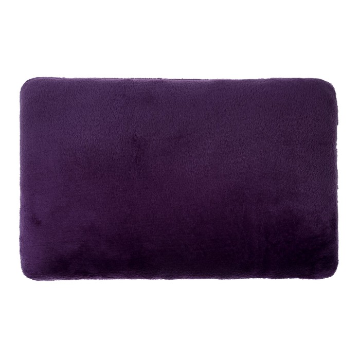 Подушка "Этель" Папоротник, фиолетовая, р. 40 х 30 см, 100 % п/э 