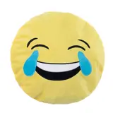 Подушка декоративная круглая "Смайл" Смех до слёз d 32 см  - фото 2