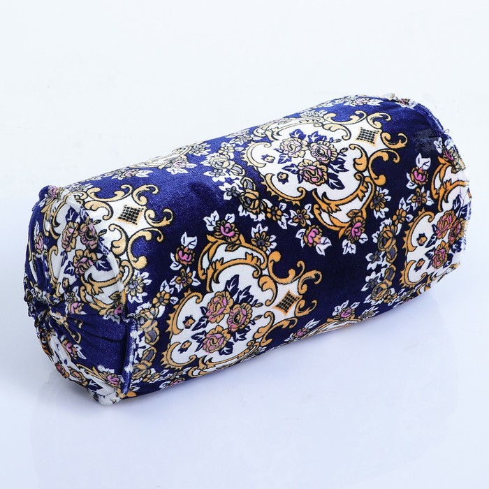 Подушка-валик узбекская синяя 25*53 см 