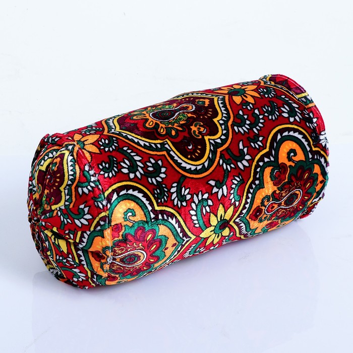 Подушка-валик узбекская разноцветная 25*53 см 
