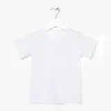 Футболка детская, рост 98 см, цвет белый 