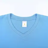 Футболка мужская с V- образным вырезом, цвет голубой, рост 182-186 см, размер 46 (92) кулир  - фото 5