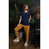 Футболка женская, цвет тёмно-синий, размер 50 