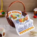 Рушник пасхальный "Колокольчики", 65х30 см  - фото 2