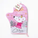 Варежка-прихватка "Сияй ярче всех" 20х28см,35% х/л,65% п/э,ватин 250г/м2  - фото 4