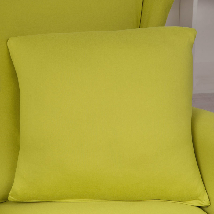 Чехол для мягкой мебели в детскую Collorista на кресло, наволочка 40х40 см в подарок, зелёный 