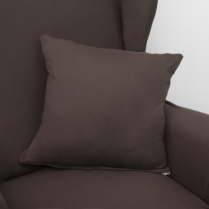 Чехол для мягкой мебели Collorista,4-х местный диван,наволочка 40*40 см в ПОДАРОК,шоколадный 24810 