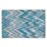 Ковер для дома 69х40 см "Геометрия" 