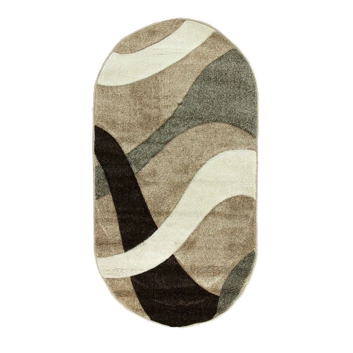 Ковёр Rio Carving 024 BEIGE/BEIGE 2.5*3.5 м, овал 