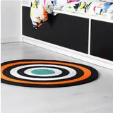 Ковёр ЛАТТО, размер 75х75 см, плетеный, цвет оранжевый  - фото 4