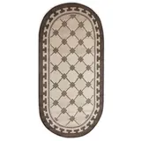 Ковер «Циновка», овальный, 100х200 см 