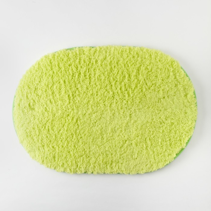Ковёр овальный «Этель» Lama, цвет салатовый 40×60 см, 100% п/э 