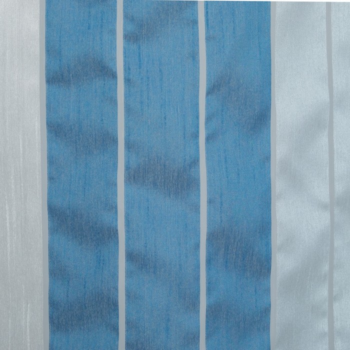 Тюль "Этель" Гамма синий 140х280 см (вертикальная полоса) 50 г/м², вуаль, 100% п/э 