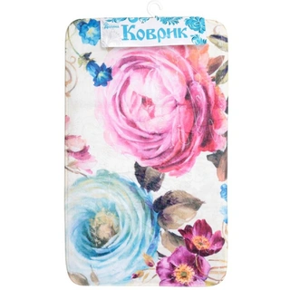 Коврик для ванной Доляна Цветочный