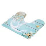 Набор ковриков для ванны и туалета 45×75, 45×40 см "Якорь", 2 шт  - фото 5