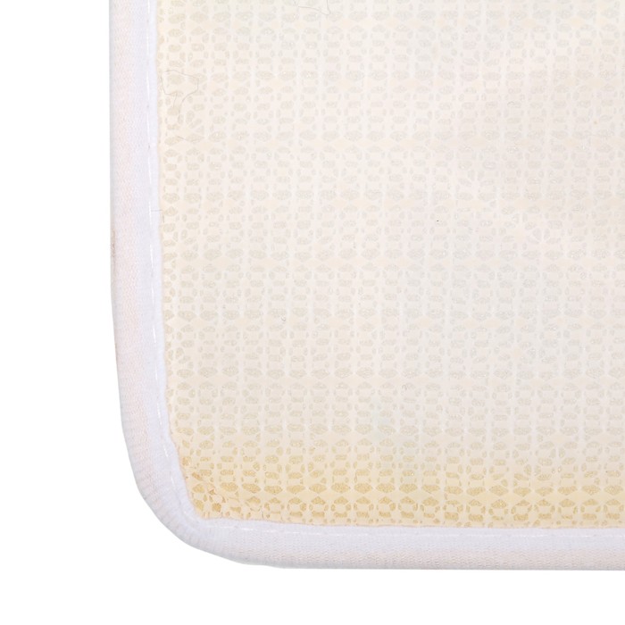 Набор ковриков для ванны и туалета "Геометрия", 2 шт: 45×75, 45×40 см 