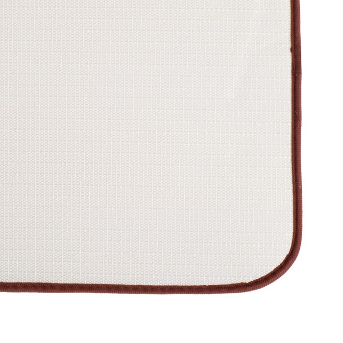 Набор ковриков для ванны и туалета 50×80, 50×39 см "Ракушки", 2 шт, цвет коричневый 
