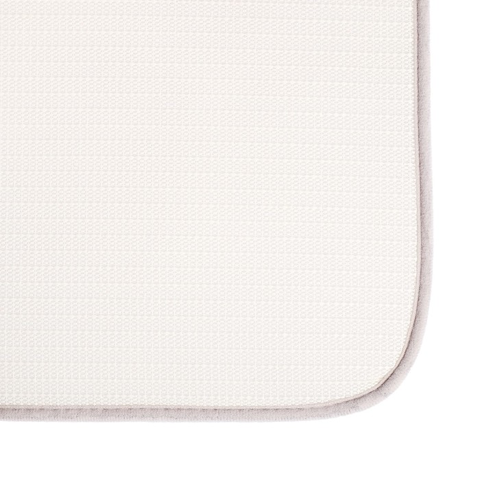 Набор ковриков для ванны и туалета 50×78, 50×40 см "Афина", 2 шт, цвет серый 