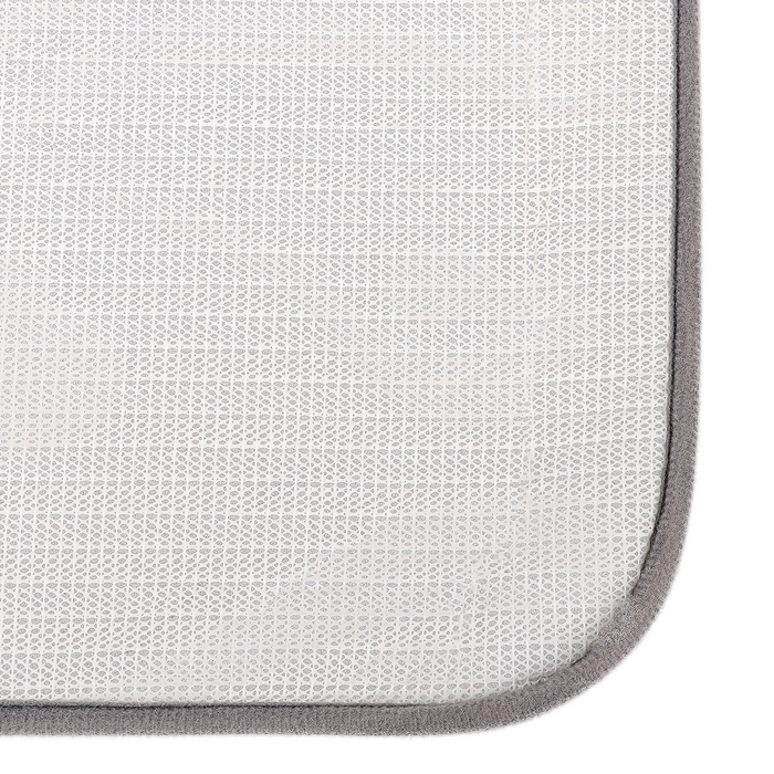 Набор ковриков для ванной и туалета 50×80, 50×40 см "Грация" 2 шт, цвет серый 