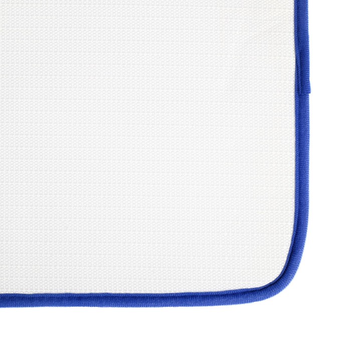 Набор ковриков для ванны и туалета 49×80, 49×37 см "Сияющий", 2 шт, цвет синий 