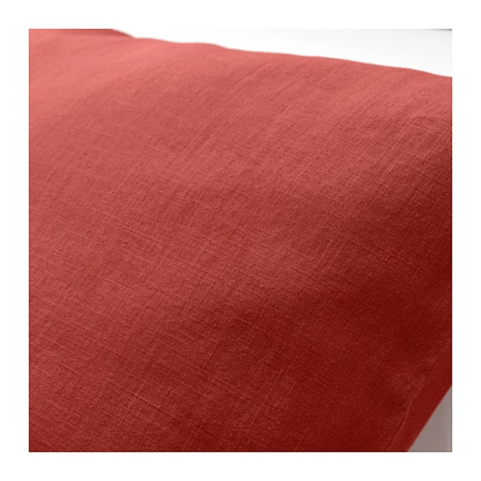 Чехол на подушку ВИГДИС, размер 50х50 см, цвет красно-оранжевый 