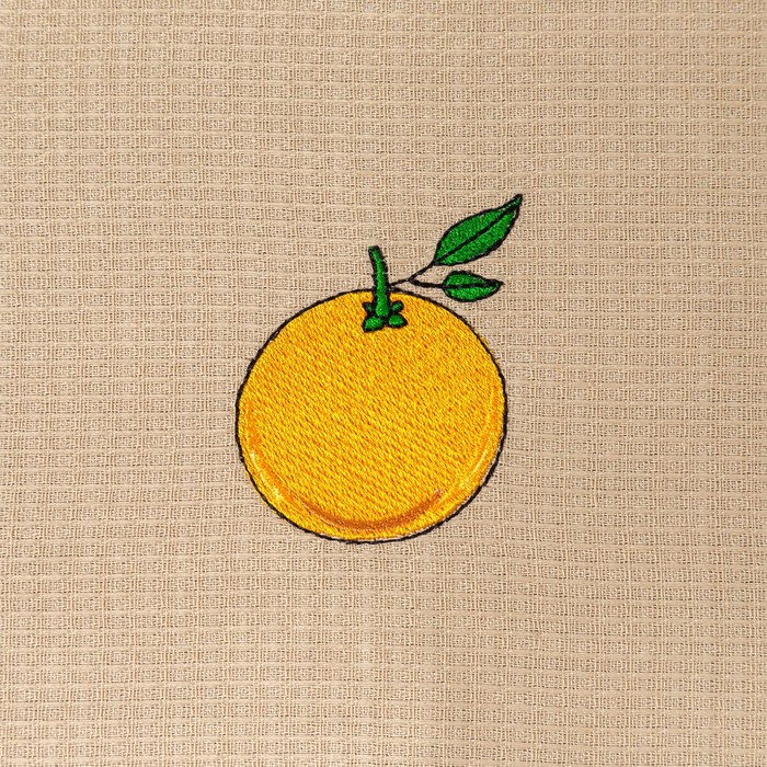 Полотенце Collorista Дары лета - Апельсин, 40×70, хлопок 100%, 150 г/м² 