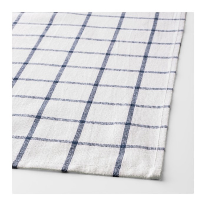 Набор полотенец ЭЛЛИ, размер 50 × 65 см - 4 шт, белый/синий 