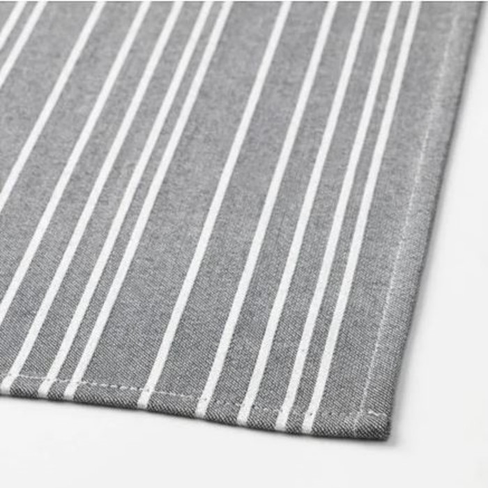 Набор полотенец ТИМВИСАРЕ, размер 50 × 70 см - 2 шт, тёмно-синий/чёрный 