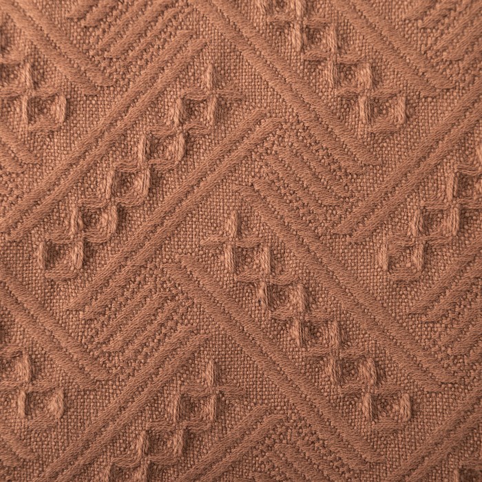 Полотенце Этель «Индия» цвет кофейный, 30×70 см, 380 г/м², 100% хл 