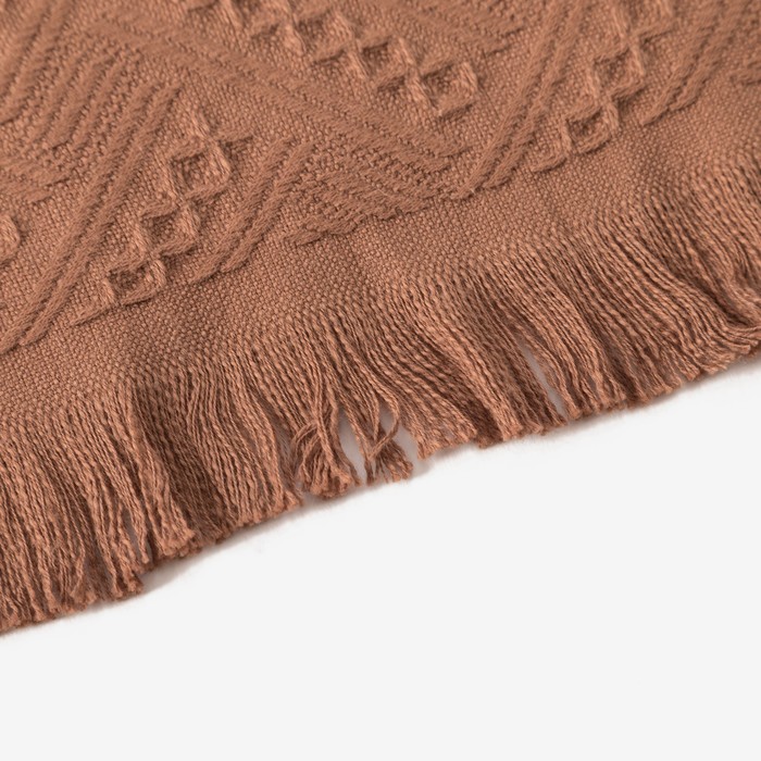 Полотенце Этель «Индия» цвет кофейный, 30×70 см, 380 г/м², 100% хл 