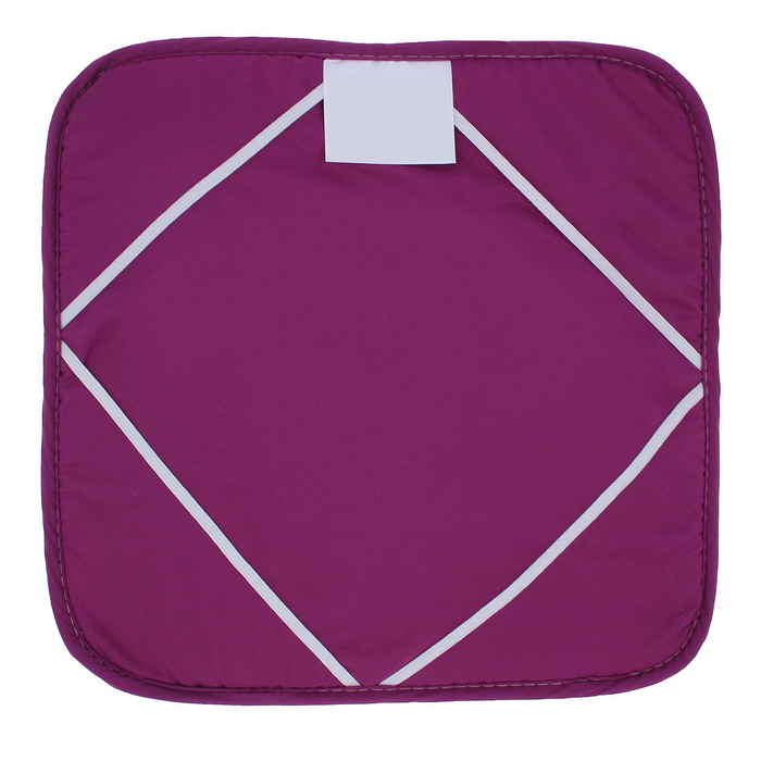 Набор подушек на стул - 2 шт., размер 34х34 см, цвет Фиолетовый 