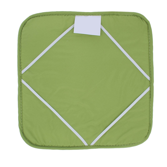 Набор подушек на стул - 2 шт., размер 34х34 см, цвет фисташковый 
