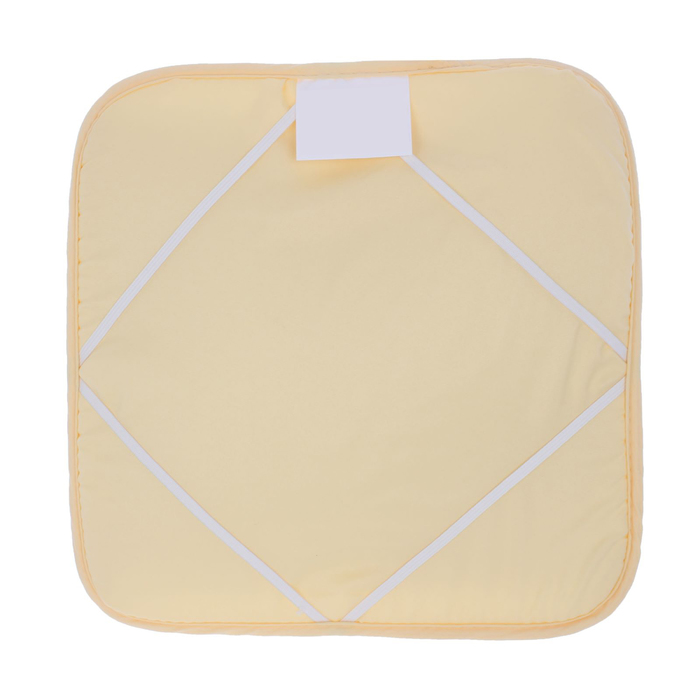 Набор подушек на стул - 2 шт., размер 34х34 см, цвет жёлтый 
