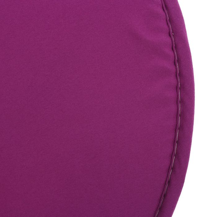 Набор подушек на стул - 2 шт., круглая, диаметр 34 см +- 2 см, цвет Фиолетовый 