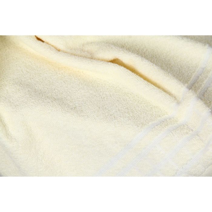 Полотенце махровое "Этель" Гармония светло-желтый 50*90 см, 100% хлопок, 400гр/м2 