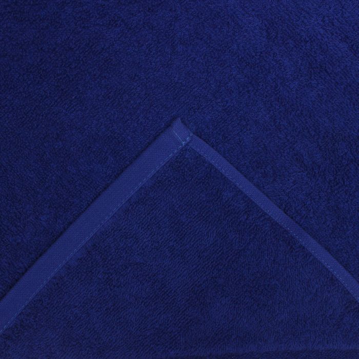 Полотенце махровое "Экономь и Я" 50*90 см синий, 100% хлопок, 340 г/м2 