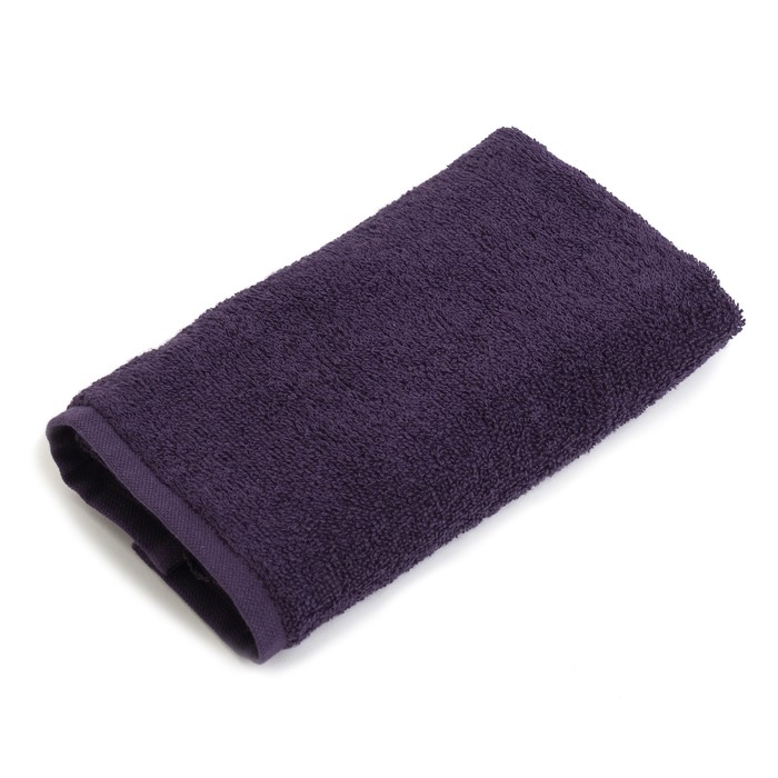 Полотенце махровое "Экономь и Я" 30х30 см фиолетовый 100% хлопок, 340 г/м2 