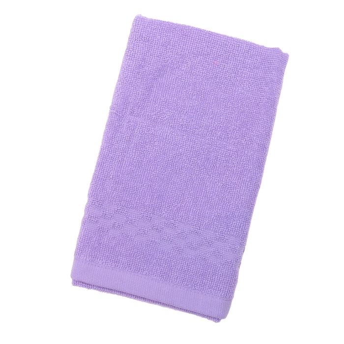 Полотенце Collorista однотонное, цвет фиолетовый, размер 40х70 см +/- 3 см, 400 гр/м2 