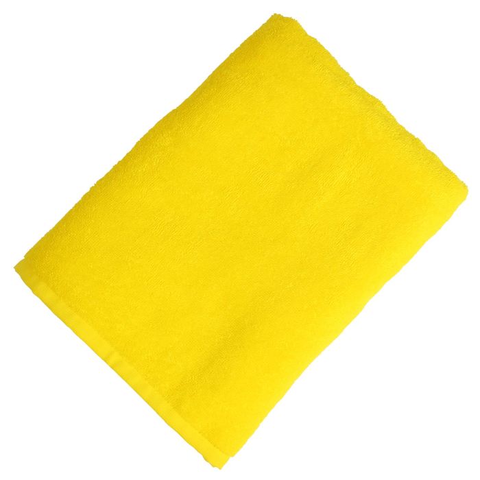 Полотенце махровое "Экономь и Я" 30*60 см жёлтый, 100% хлопок, 340 г/м2 