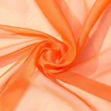 Тюль «Этель» 135×150 см, цвет терракотовый, вуаль, 100% п/э  - фото 4