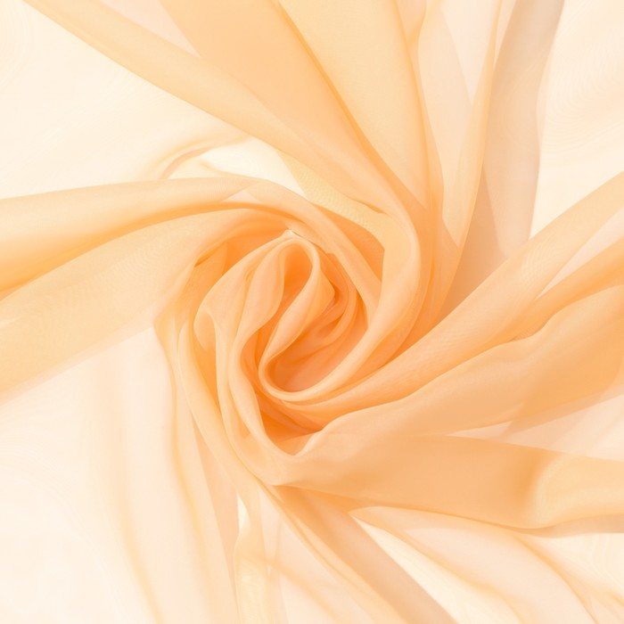 Тюль «Этель» 290×300 см, цвет бежевый, вуаль, 100% п/э 