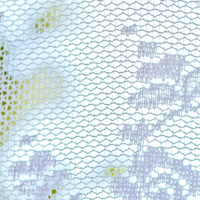 Тюль-сетка, размер 500х270 см-1 шт, цвет белый, шторная лента 