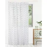 Тюль "Этель" 200х260 см Геометрия голубой 100% п/э 