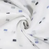 Тюль "Этель" 200х260 см Геометрия голубой 100% п/э  - фото 4