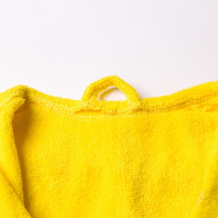 Халат махровый детский Пончик, размер 34, цвет жёлтый, 340 г/м² хл. 100% с AIRO 